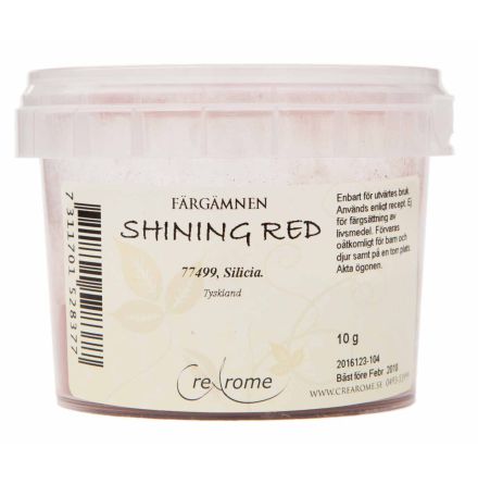 Shining red pärlemorpigment