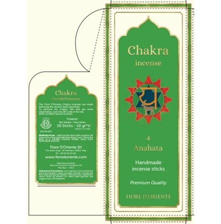 Rökelse Chakra 11,5 cm - Anahata